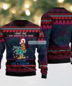 Chicken Sometimes Its A Scream Ugly Christmas Sweaters Best, hoodie, sweater, long sleeve and tank top Chicken Sometimes Its A Scream Ugly Christmas Sweaters Best