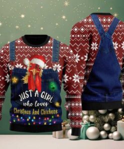Chickens Ugly Christmas Sweater For Men And Women Farm Ugly Sweater Christmas Fashion Winter 8601