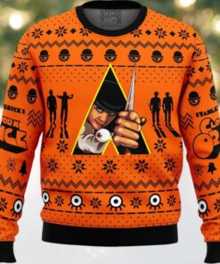 Christmas Alex A Clockwork Orange Ugly Christmas Sweater