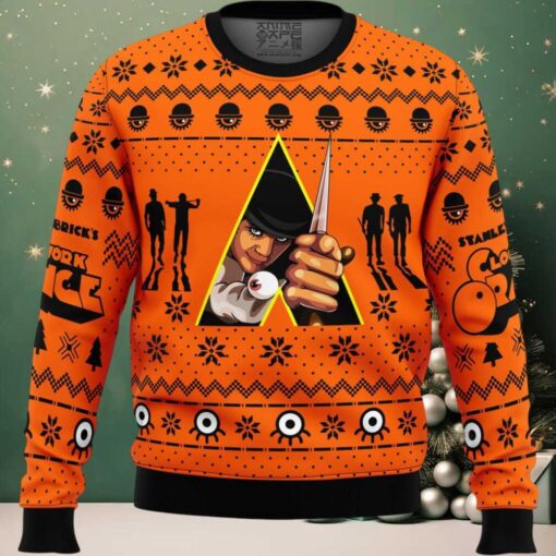 Christmas Alex A Clockwork Orange Ugly Christmas Sweater