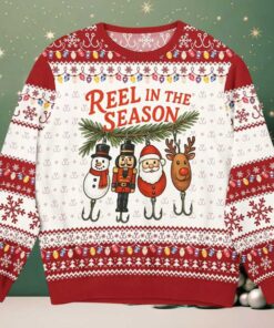 Christmas Bait Reel In The Season Ugly Sweater Christmas Bait Reel In The Season Ugly Sweater