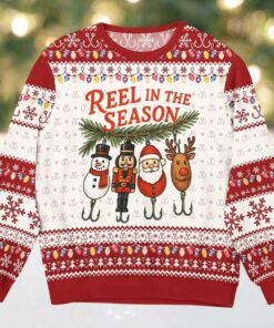 Christmas Bait Reel In The Season Ugly Sweater Christmas Bait Reel In The Season Ugly Sweater