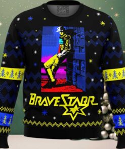 Christmas Cowboy Bravestarr Ugly Christmas Sweater