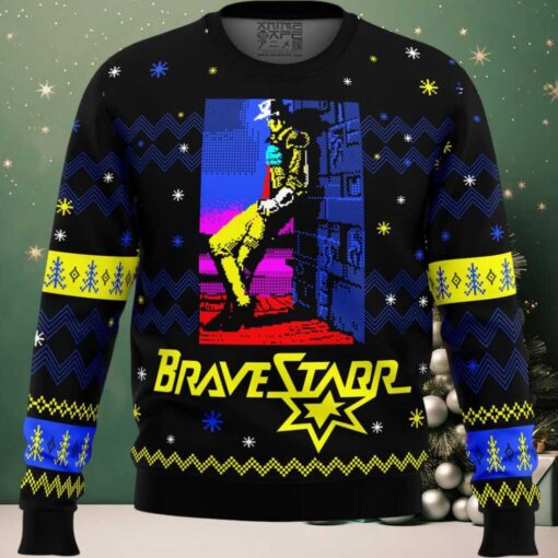 Christmas Cowboy Bravestarr Ugly Christmas Sweater