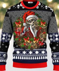 Christmas Santa Claus Skull Ugly Christmas Sweater Christmas Santa Claus Skull Ugly Christmas Sweater
