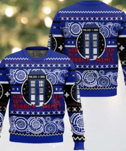 Christmas Through Time And Space Doctor Who Ugly Christmas Sweater Christmas Through Time And Space Doctor Who Ugly Christmas Sweater