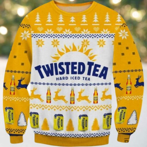 Christmas Twisted Tea Ugly Sweater Christmas Drinking Shirt