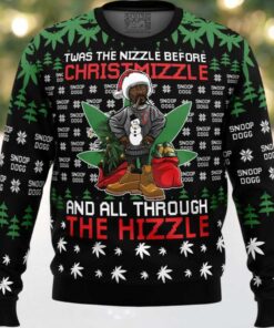 Christmizzle Snoop Dogg Ugly Christmas Sweater