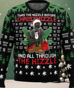 Christmizzle Snoop Dogg Ugly Christmas Sweater