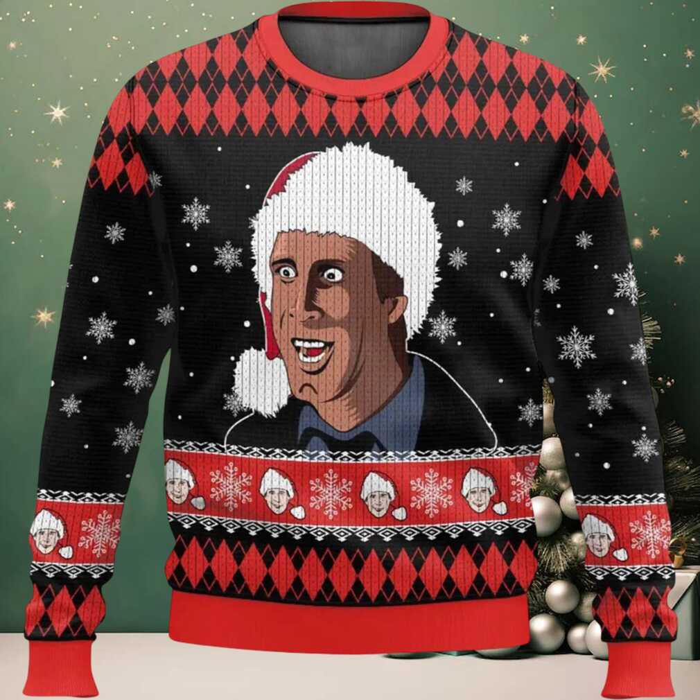 Clark Santa Ugly Christmas Sweater, hoodie, sweater, long sleeve and tank top Clark Santa Ugly Christmas Sweater Front