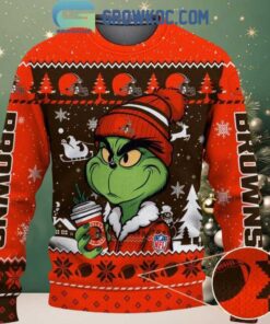 Cleveland Browns Grinch Stolen Christmas 2025 Grinchmas Ugly Sweater