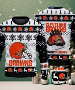 Cleveland Browns Hardland Of America Christmas Ugly Sweater