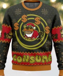 Consume Futurama Ugly Christmas Sweater