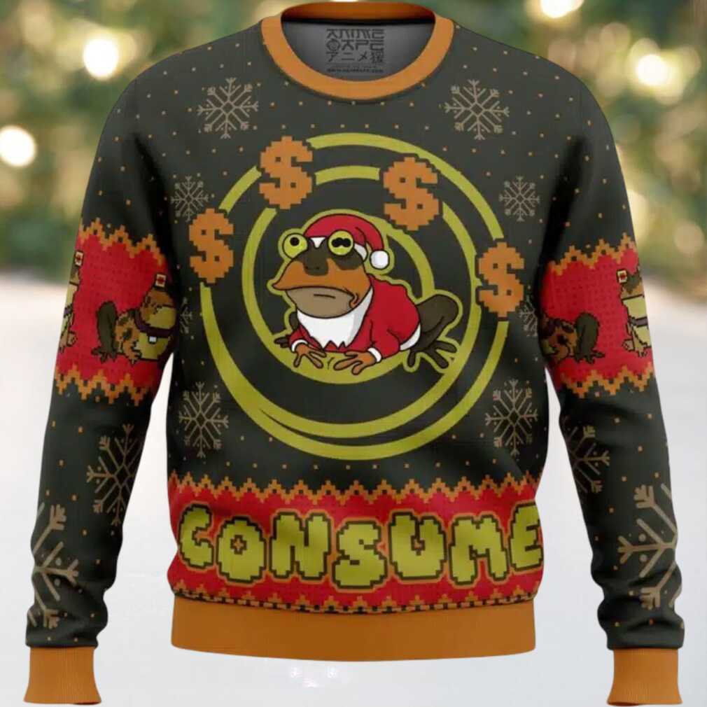 Consume Futurama Ugly Christmas Sweater Consume Futurama Ugly Christmas Sweater