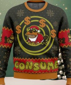 Consume Futurama Ugly Christmas Sweater