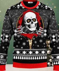 Cool Skull Inside Zip Shirt Skull Ugly Christmas Sweater Cool Skull Inside Zip Shirt Skull Ugly Christmas Sweater