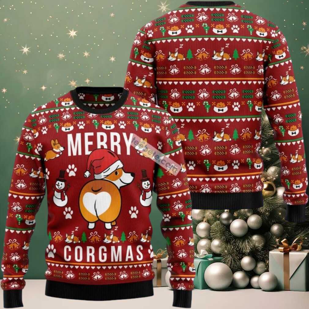Corgi Buttocks Merry Corgmas Ugly Christmas Sweaters Family Corgi Buttocks Merry Corgmas Ugly Christmas Sweaters Family