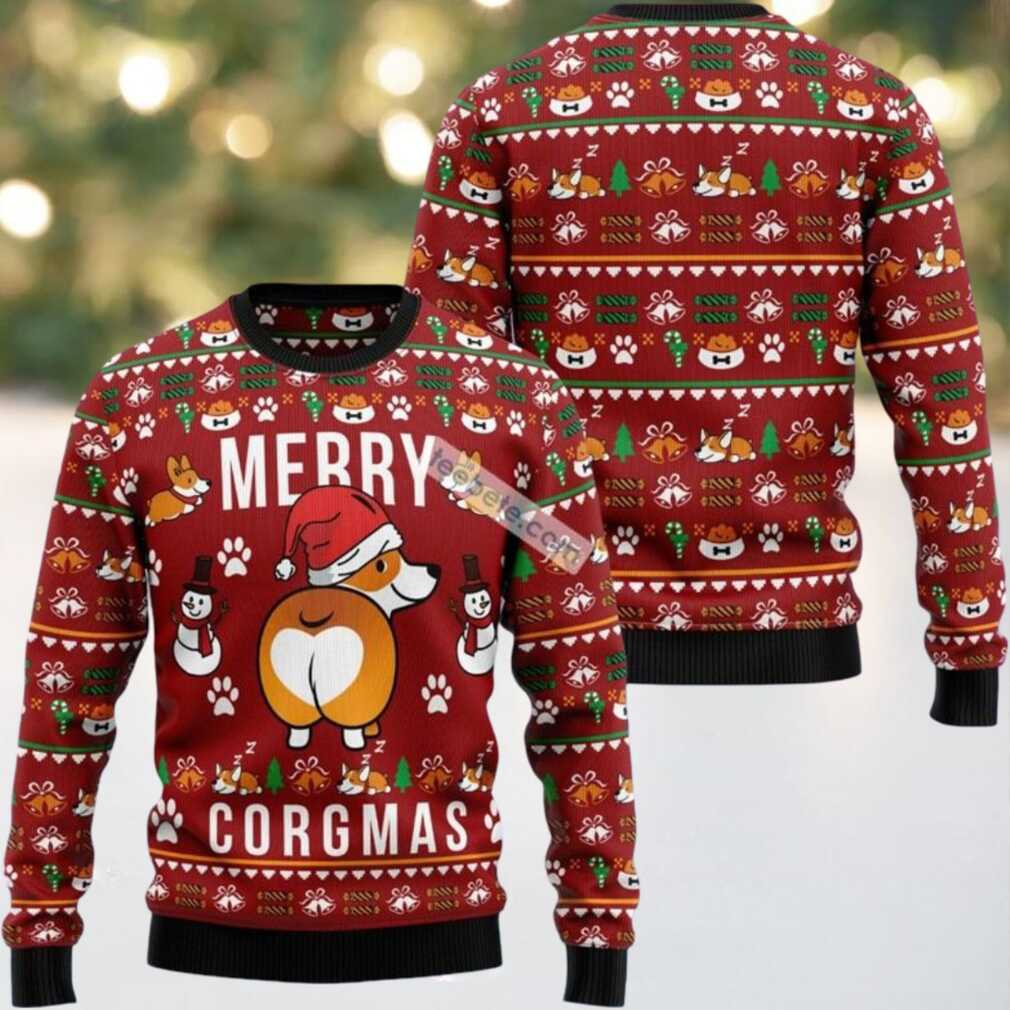 Corgi Buttocks Merry Corgmas Ugly Christmas Sweaters Family Corgi Buttocks Merry Corgmas Ugly Christmas Sweaters Family