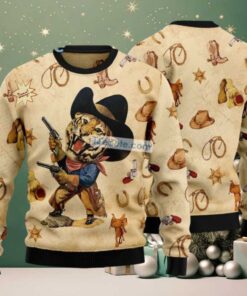 Cowboy Baby Tiger Ugly Sweater Party