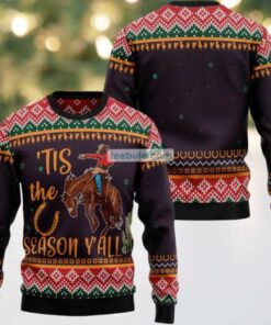 Cowboy Season Tis The Season Ugly Christmas Sweaters Big And Tall, hoodie, sweater, long sleeve and tank top Cowboy Season Tis The Season Ugly Christmas Sweaters Big And Tall