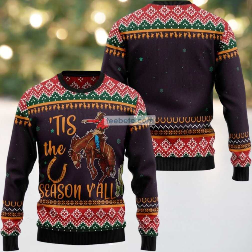 Cowboy Season Tis The Season Ugly Christmas Sweaters Big And Tall Cowboy Season Tis The Season Ugly Christmas Sweaters Big And Tall