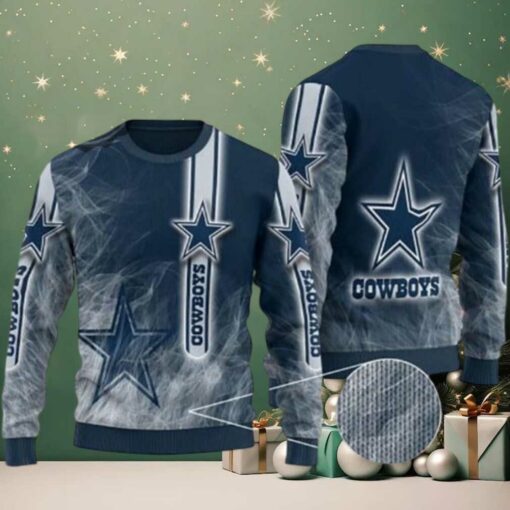 Cowboys Ugly Sweater Dallas Cowboys Smoke Ugly