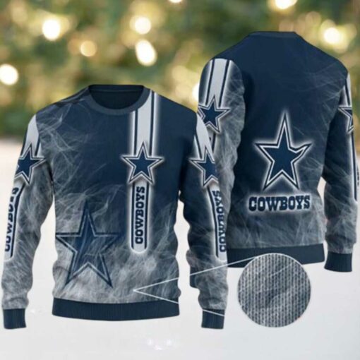 Cowboys Ugly Sweater Dallas Cowboys Smoke Ugly