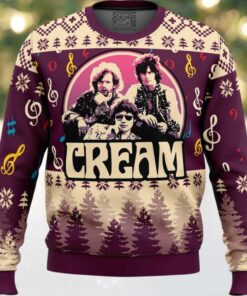 Cream Band Ugly Christmas Sweater