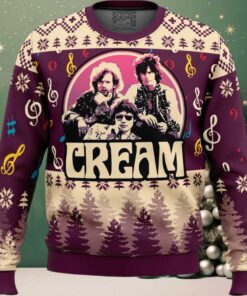 Cream Band Ugly Christmas Sweater