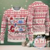 Maroon & Red Reindeer Pattern “The Grinch Stole My Coors Light” Ugly Christmas Sweater