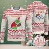 Cream Red Candy Cane Knit “Los Angeles Lakers x Dallas Basketball” Ugly Christmas Sweater Cream Red Candy Cane Knit “Los Angeles Lakers x Dallas Basketball” Ugly Christmas Sweater