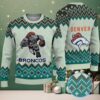 Brown Denver Broncos Grinch Reindeer Snowflake Pattern Vintage Ugly Christmas Sweater Brown Denver Broncos Grinch Reindeer Snowflake Pattern Vintage Ugly Christmas Sweater