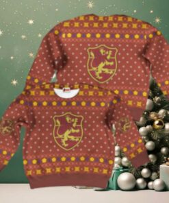 Crimson Lion Ugly Christmas Black Clover