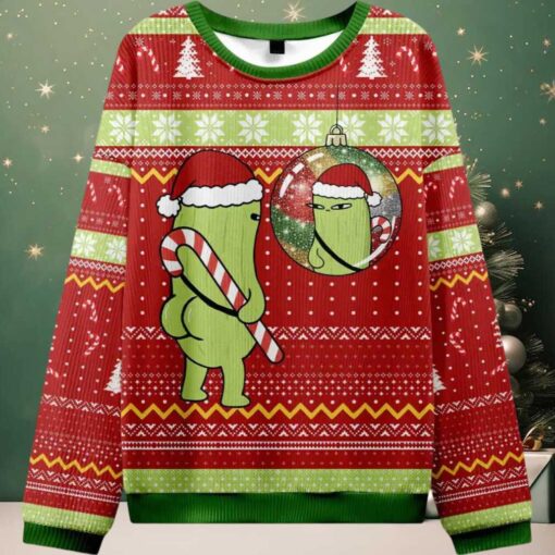 Cucumber Funny Ugly Christmas Sweater