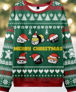 Cute Sushi Cat Ugly Christmas Sweater