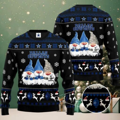 Dallas Cowboys Gnome De Noel Ugly Christmas