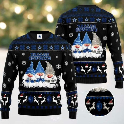 Dallas Cowboys Gnome De Noel Ugly Christmas