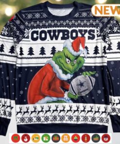 Dallas Cowboys x Grinch Christmas Sweater