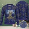 Beige Gingerbread & Christmas Pattern Bud Light Ugly Christmas Sweater