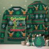 Black Red and Green Snowflake Grinch x Snoopy Tito’s Handmade Vodka Ugly Christmas Sweater