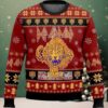 ACDC Member Playing Guitar 2025 Ugly Chirstmas Sweater ACDC Member Playing Guitar 2025 Ugly Chirstmas Sweater