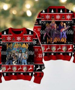 Def Leppard Pour Some Sugar On Me This Christmas Ugly Sweater
