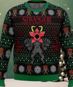 Demogorgon Stranger Krampus Stranger Things Ugly Christmas Sweater