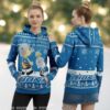 Detroit Lions Funny Gnomes Ugly Christmas 3D Pullover Hoodie Detroit Lions Funny Gnomes Ugly Christmas 3D Pullover Hoodie