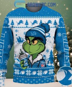 Detroit Lions Grinch Stolen Christmas 2025 Grinchmas Ugly Sweater Detroit Lions Grinch Stolen Christmas 2025 Grinchmas Ugly Sweater