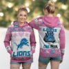 Detroit Lions Custom Ugly Christmas 3D Hoodie Gift For Fan Detroit Lions Custom Ugly Christmas 3D Hoodie Gift For Fan