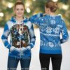 Detroit Lions Rick Morty Christmas Ugly 3D Hoodie Fan Gear Detroit Lions Rick Morty Christmas Ugly 3D Hoodie Fan Gear