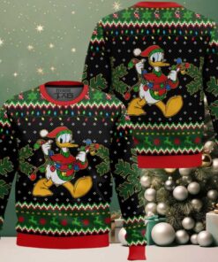Donald Duck Christmas Lights Ugly Christmas Sweater Donald Duck Christmas Lights Ugly Christmas Sweater
