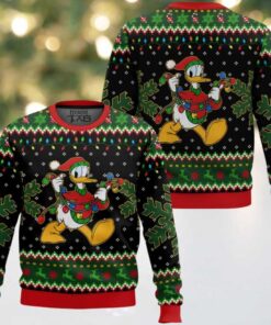 Donald Duck Christmas Lights Ugly Christmas Sweater Donald Duck Christmas Lights Ugly Christmas Sweater
