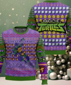 Donatello Rise Of The Teenage Mutant Ninja Turtles Ugly Christmas Sweater Donatello Rise Of The Teenage Mutant Ninja Turtles Ugly Christmas Sweater